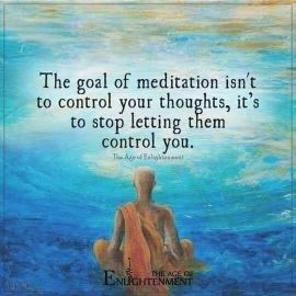 The goal of meditation
